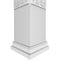 Ekena Millwork Craftsman Classic Square Non-Tapered Paisley Fretwork Column w/ Prairie Capital & Prairie Base CC0809ENPSLPRPR - alternate 4